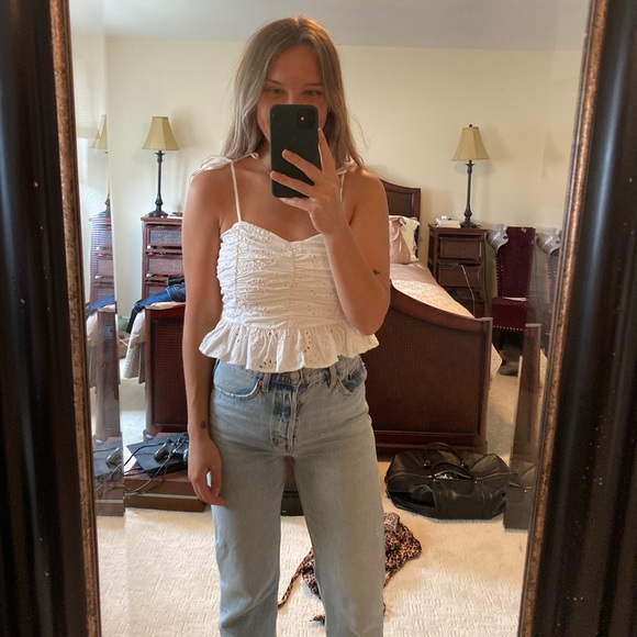 Zara Openwork Embroidered Top - Picture 5 of 5